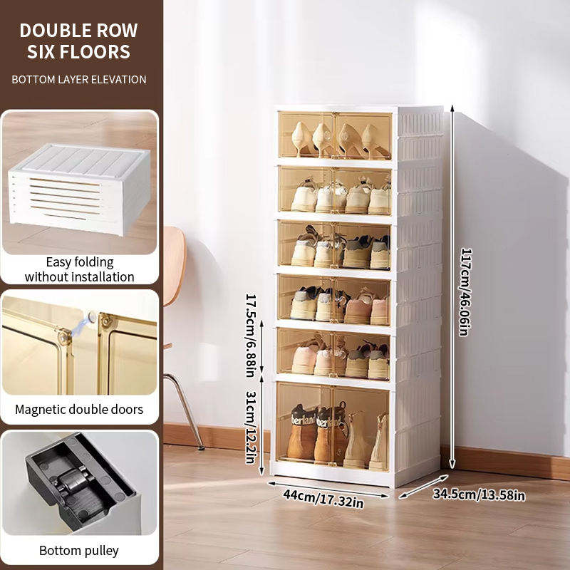 [Double rangée avec poulies] 6 couches