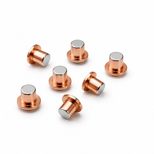 Contacteurs électriques bimétalliques sur mesure, rivets de contact en argent pour contacteurs électriques basse tension - Product Image 1