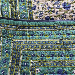 Latest Design Rajasthani Block Printed Handmade Luxury Comfortable Kantha <b>Quilt</b> Indian Bohemian Bedding Cotton <b>Bedspread</b> Blanket - Product Image 1