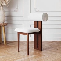 Chaise en bois de chêne massif de qualité supérieure de style moderne moyen pour chaises d'appoint en bois naturel de ménage ou de restaurant