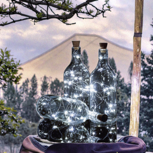 Luces de Corcho para Botellas de Vino con Clasificación IP65, Paquete de 12 Mini Guirnaldas de Luces de 20 LED, Cuerpo de Cobre, Fuente de Luz LED - Product Image 3
