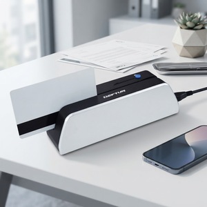 Lettore e Scrittore di Carte Magnetiche Bluetooth Msrx6bt a 3 Tracce Hi-Co Lo-Co, Codificatore Portatile di Carte Swipe - Product Image 2