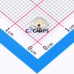 BTS0C0052DMG00 Tactile Switch SMD-4P,5.2x5.2mm Switch Round Button 2.6N Vertical Mount 5.2mm - Product Image 1