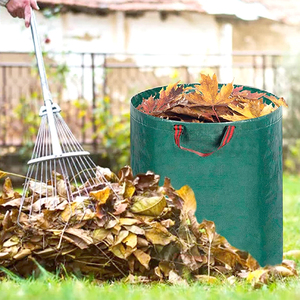 Set <span class=keywords><strong>di</strong></span> Sacchi da Giardino Moderni in PP Verde Scuro da 272L con Sacchi Personalizzabili per Prato e Foglie - Product Image 3