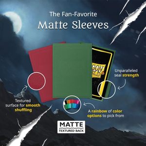 100 protège-cartes TCG <span class=keywords><strong>Dragon</strong></span> Shield de taille standard, finition mate, pour Pokémon Flesh & Blood One Piece MTG - Product Image 5