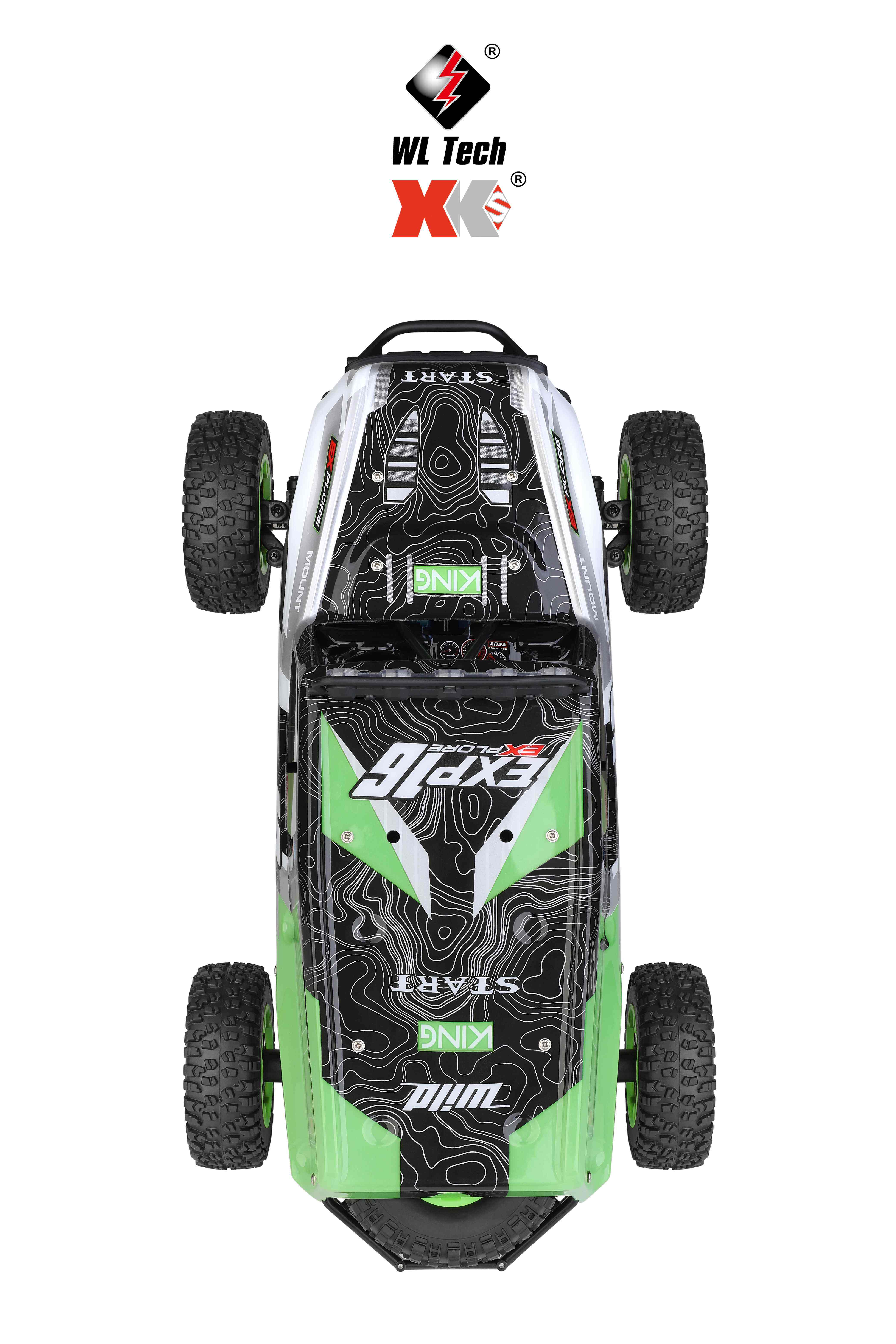 40km/h WLtoys 124006 4WD Electric RC Rock Crawler Car Toys for