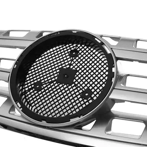 New Chrome / Black W164 ML320 Car Front Bumper <b>Mesh</b> <b>Grill</b> Grille <b>for</b> Mercedes <b>for</b> Benz ML Class W164 ML320 ML350 ML550 2005-2008 - Product Image 5