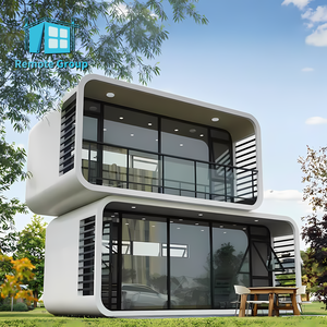 Casa Contenedor Moderna Prefabricada de Dos Pisos, Tipo Cabaña Apple, para Uso en Hoteles, Villas y Exteriores - Product Image 2