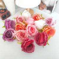 Hochzeit dekorative Faux Rose Head 10CM künstliche Seide Rose Blume