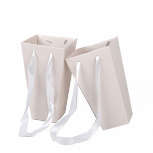 Sac en papier créatif personnalisé, pour Bouquet de fleurs, emballage cadeau, Design créatif, transportable, 50 pièces - Product Image 5