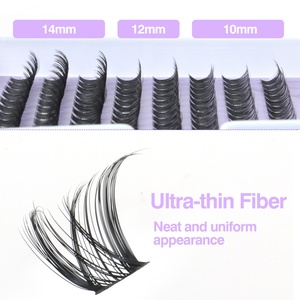 <span class=keywords><strong>2025</strong></span> mới nhất tự làm cụm lông mi Kit hộp màu tím dày Fluffy phân đoạn mở rộng lông mi thiết lập với nhíp keo <span class=keywords><strong>Remover</strong></span> - Product Image 2