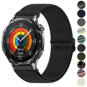 Nylon 20mm 22mm Dây đeo cho Huawei xem GT 5 Pro 4 46mm ban nhạc cho Huawei GT 3 <span class=keywords><strong>2</strong></span> 42mm danh dự ma thuật xem 4 GS bện Vòng Vòng đeo tay - Product Image 1