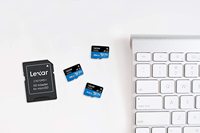 Harga Grosir Asli 100% Lexar Kartu UHS-I MicroSDXC Performa Tinggi 633X32GB 256GB (Card)