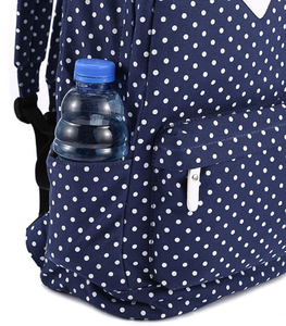 Zaini da donna di nuova moda zaino in tela a pois borsa a tracolla da scuola zaini da viaggio zaini per Laptop ragazze impermeabili JLD - Product Image 4