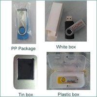 Clés USB pivotantes de qualité industrielle, capacité réelle, 32 Go, 64 Go, 128 Go, clé USB en métal, 16 Go, 8 Go, logo laser, clé USB 2.0