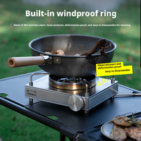 Réchaud à gaz butane portable d'extérieur 7100W haute puissance pour barbecue, chauffe-eau et pique-nique