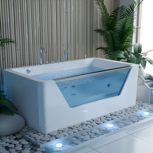 Bañera Independiente de Lujo con Retención de Calor, Bañera de Acrílico para Remojar el Cuerpo, para Renovación de Baños de Residencias de Alta Gama - Product Image 2