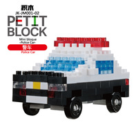 XR enfants enfant en plastique Micro bricolage éducatif brique jouet ville véhicule transport voiture camion de pompiers Mini ensembles de blocs de construction