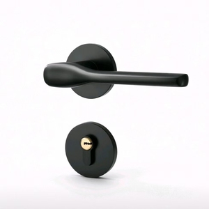 ชุดล็อคประตูภายในสีดำทันสมัย เหมาะสำหรับประตูไม้ภายใน - Product Image 3