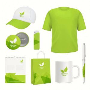 Juego de Regalo Promocional Personalizado con Logotipo Impreso en Serigrafía sobre Plástico para Camisetas, Tazas y Bolsas, Diseño Personalizado - Product Image 2