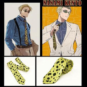 Corbatas de cosplay de dibujos animados de Nanami Kento de Jujutsu Kaisen para uniforme JK, corbata de anime para hombre, accesorio de regalo de Navidad, accesorios de ropa - Product Image 3
