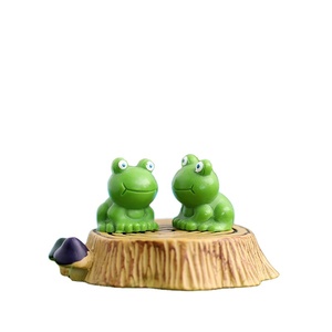 Rana de ojos azules de simulación de resina, Rana resingesen para bebés, juguetes, adornos artesanales, decoración artesanal - Product Image 2