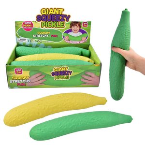 Nouveauté : Concombre géant en caoutchouc souple, jouet sensoriel anti-stress pour enfants, jouet fidget à remontée lente - Product Image 1