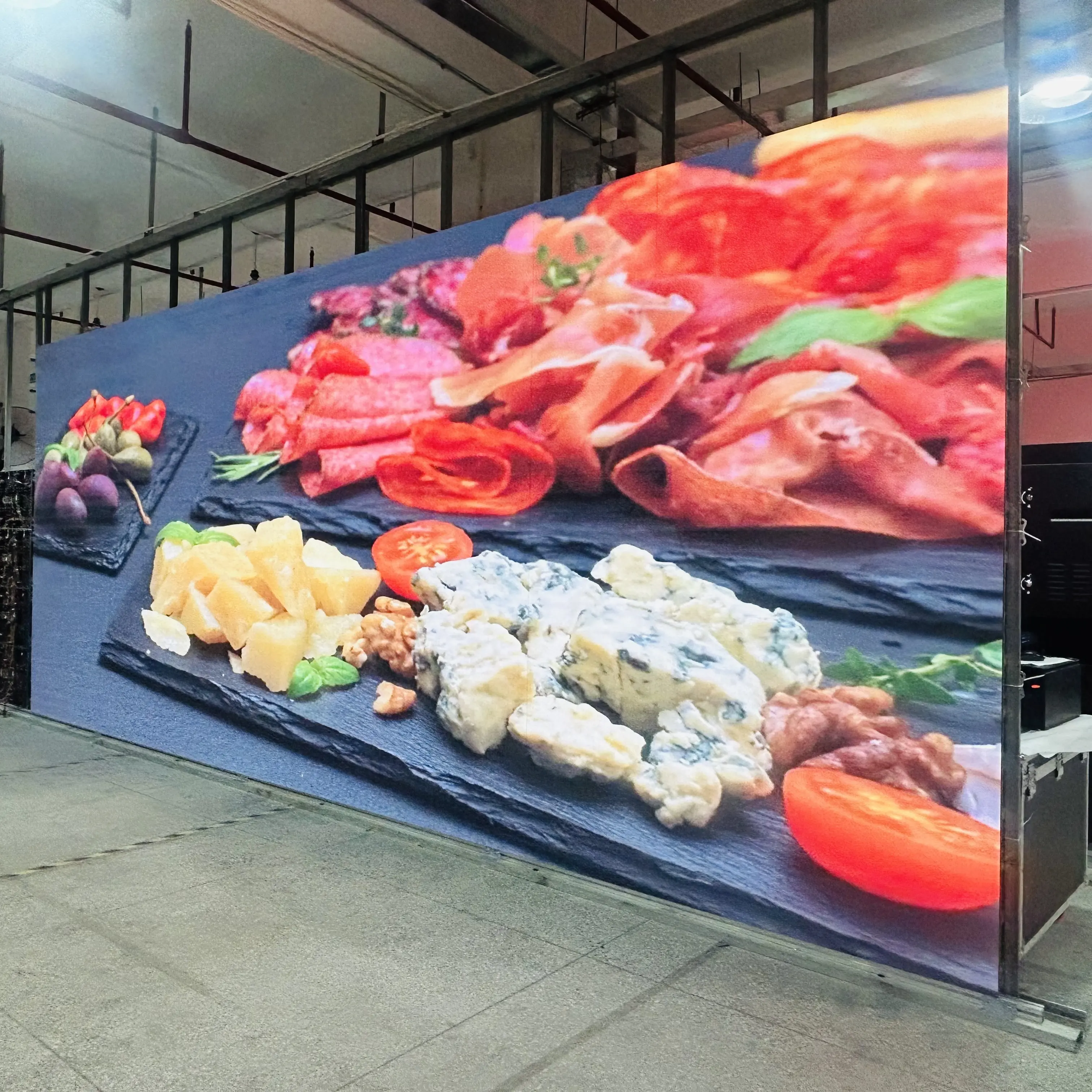 TOPLED Indoor high density ultra thin full front service P1.25 led screen 16:9 ratio 600*337.5mm LED video panel LED screen HDL