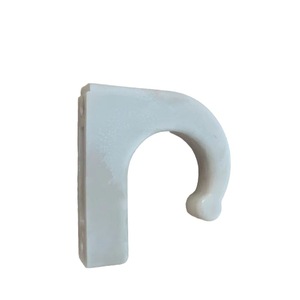 White <b>Plastic</b> Detachable <b>Hooks</b> For Nursing Bed Table Accessories Removable Hanger <b>Hook</b> - Product Image 5