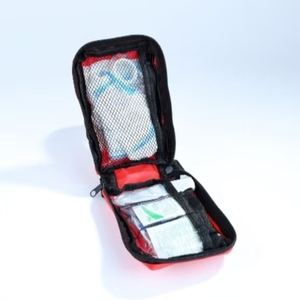 Trousse de premiers secours personnalisée de petite taille avec compartiments séparés pour médicaments et matériel médical - Product Image 3