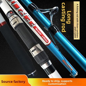 Caña de Pescar Telescópica de Fibra de Carbono Weihai de 4.2m, Estilo Europeo, para Surfcasting, de Tres Secciones - Product Image 5