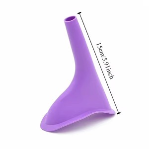 Silicone portatile donna <span class=keywords><strong>orinatoio</strong></span> esterno femmina imbuto <span class=keywords><strong>orinatoio</strong></span> Stand up dispositivo di minzione viaggio campeggio viaggio toilette - Product Image 4