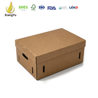 Emballage personnalisé pour poulet congelé, boîte en carton ondulé enduit de cire imperméable, expédition en chaîne du froid, fabricant