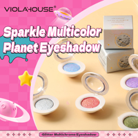 Fard à paupières pailleté multichrome, poudre pressée, effet scintillant duochrome, haute pigmentation, végan, maquillage waterproof, marque privée OEM