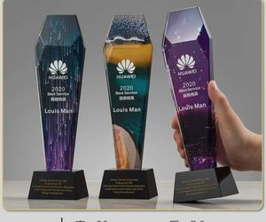 K9 रिक्त व्यक्तिगत प्रशंसा पुरस्कार क्रिस्टल ट्रॉफी यूव प्रिंटिंग अनुकूलित चैंपियन क्रिस्टल पुरस्कार ट्रॉफी - Product Image 6