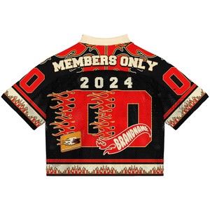 Maglia da Calcio Retrò Oversize Premium Personalizzata, <span class=keywords><strong>Stampa</strong></span> <span class=keywords><strong>su</strong></span> Richiesta, <span class=keywords><strong>Abbigliamento</strong></span> Vintage Unisex per Palestra, T-shirt da Football Americano - Product Image 5