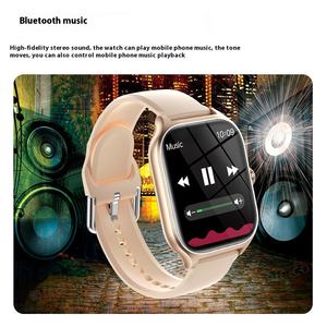 Bluetooth çağrı uyku izleme için GTS4 akıllı saat IP67 su geçirmez alaşım Band IOS kare IPS telefon İzle sıcak serisi 6 - Product Image 4