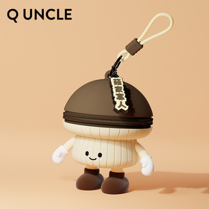 Q chú 3D phim hoạt hình ví silicon được thiết kế cà tím, túi lưu trữ hình cà rốt, túi bên trong hình khoai tây di động quncle - Product Image 6