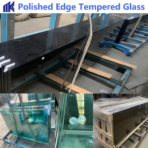 Verre trempé transparent ou coloré noir résistant aux chocs de 6 mm, 8 mm, 10 mm pour fenêtres de bâtiment, vitrines, réfrigérateurs, portes de fours - Product Image 1