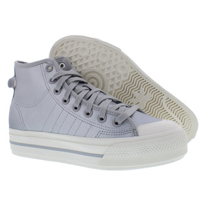 Chaussures Adidas Nizza RF Platform pour hommes Couleur : Gris/Blanc 100% authentiques - Product Image 5