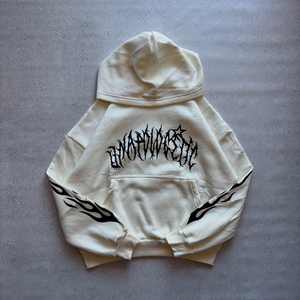 Sudadera con capucha personalizable Vintage Retro Styleed Hombres Boxy Print Distinctive Cropped Charming Sturdy Hoodie - Product Image 1