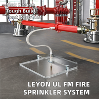 UL FM 200PSI BSPT NPT Système de lutte contre l'incendie Système de protection contre l'incendie Tuyau en acier inoxydable Tuyau flexible Système de gicleurs d'incendie