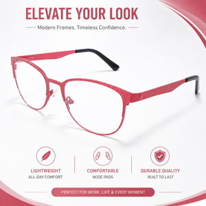 Lunettes de lecture en métal ultra-légères de haute qualité pour la protection contre les rayonnements des écrans d'ordinateur, pour <span class=keywords><strong>le</strong></span> bureau et la maison - Product Image 4