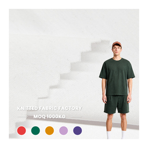 Maßgefertigter Weißer Supima Baumwoll-Spandex <span class=keywords><strong>100S</strong></span> Flüssig-Ammoniak Mercerisierter Doppelstrick-Stoff für Herren-T-Shirts - Product Image 1