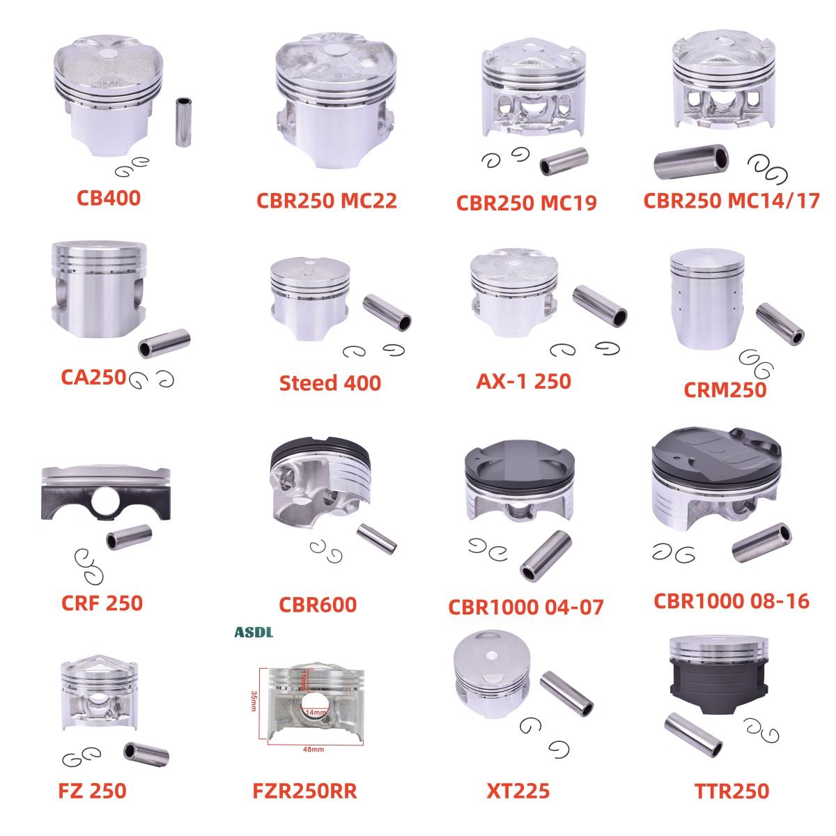 66mm 66.25mm 66.5mm 66.75mm 67mm オートバイピストンリングキット