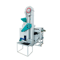 Machine de décorticage de riz combinée automatique commerciale 1TPH avec rouleaux en caoutchouc, ensemble complet pour le traitement des céréales