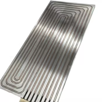 Plaque de refroidissement par eau personnalisée Plaque froide liquide en aluminium brasée sous vide