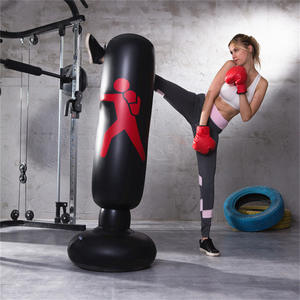 Vente en gros directe d'usine, sport, PVC robuste, 160 cm, poteau <span class=keywords><strong>de</strong></span> boxe gonflable autoportant, <span class=keywords><strong>sac</strong></span> <span class=keywords><strong>de</strong></span> <span class=keywords><strong>frappe</strong></span> sur <span class=keywords><strong>pied</strong></span> pour enfants <span class=keywords><strong>à</strong></span> la maison - Product Image 2