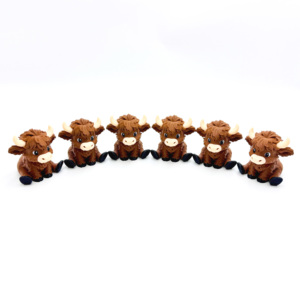 OEM 3D-Druckdesign Niedliches Sitzen Highland Cow Umwelt freundliches PLA-Material Heiß verkaufendes Kinderspiel zeug Geschenke direkt ab Werk - Product Image 3