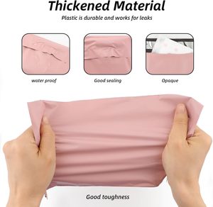 Sacs d'expédition VANTUR personnalisés en plastique rembourré noir, auto-adhésifs, imperméables, écologiques, en LDPE, avec impression offset pour chaussures - Product Image 5